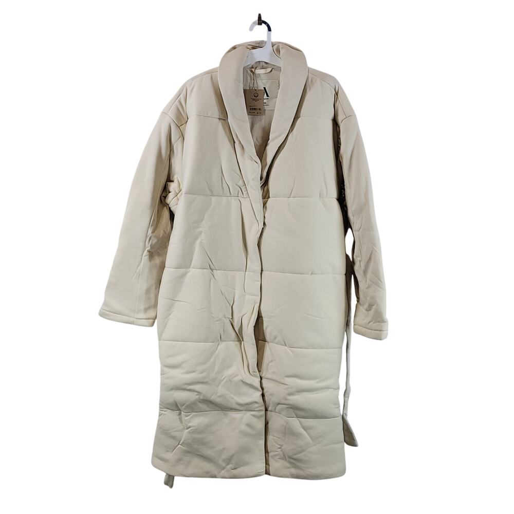 Amazon Aware Women's Full Length Winter Coat, Cream, Size XXL, NWT